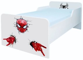 Pat copii Spider Man Mic 2-6 ani Simplu Cu saltea