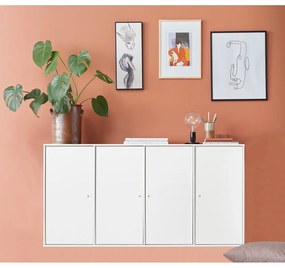 Comodă de perete albă Hammel Mistral Kubus, 136 x 69 cm