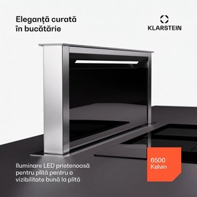Klarstein Royal Flush Eco 75, hota, 75 cm, 714 m³/h, EEK A++, inclusiv filtre cu carbon activat