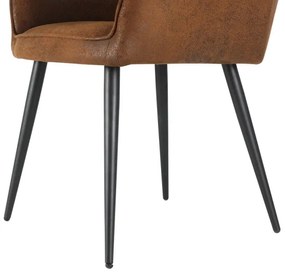 Scaun de sufragerie Eglo 424708 MASANTOL 81,5x63 cm maro