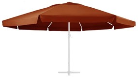 Panza de schimb umbrela de soare de gradina caramiziu 600 cm Terracota,    600 cm