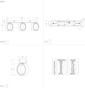 Spot LED Eglo 39586 ALBARIZA 3xLED/4,6W/230V 3000K