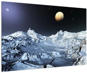 Tablou cu sat (90x60 cm)
