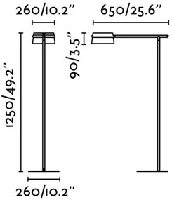Lampadar LED dimabil tactil FARO 29569 LOOP LED/6W/230V