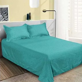 Lenjerie de pat 2 persoane, bumbac Damasc, 6 piese, uni, SSD18