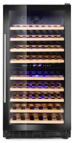 Dulap frigorific pentru vin cu reglare temperatura in 2 zone,72 sticle,232 litri, 220-240V 90W, 595x605x(H)1225 mm