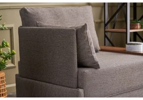 Fotoliu de colț TULA, maro, stânga