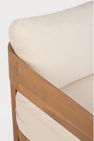 Fotoliu de grădină în culoare naturală din lemn masiv Pablo – Bizzotto