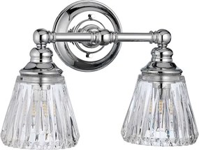 Quintiesse QN-KEYNES2-BATH-LED Lampă de perete pentru baie KEYNES 2xG9/3W/230V IP44 crom lucios