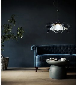 Lustră pe cablu NELA FLAT 4xE14/40W/230V negru Zuma Line 1139