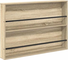 vidaXL Raft pentru reviste cu raft Stejar Sonoma 100 x 12 x 70 cm