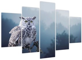 Tablou - Bufniță de zăpadă (150x105 cm)