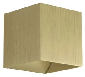 Aplica iluminat ambiental metal auriu Newton Square