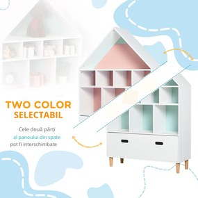 HOMCOM, dulap casuta, certificare netoxica, 82x30x126 cm | Aosom Romania