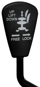 Mecanism pentru scaune ergonomice 13 x 21 cm