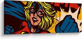 Tablou - Comix (cu ceas) (90x30 cm)
