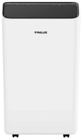 Aparat de aer condiționat mobil Finlux MIA12HOT, 12000 BTU, 24 m², Clasa A, 450 m³/h, Racire/Incalzire, Dezumidificare 2l/h, Alb