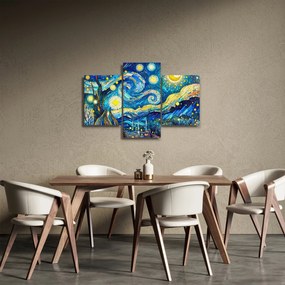 Tablou – Mozaic al nopții înstelate (90x60 cm)