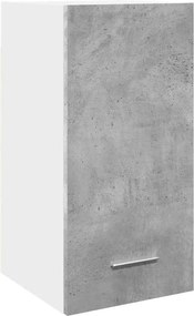 vidaXL Dulap suspendat “Lyon”, gri beton, 30x31x60 cm, PAL