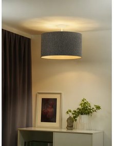 Lustră aplicată ROLLER ECO Duolla RECYCLING 1xE27/15W/230V d. 45 cm gri