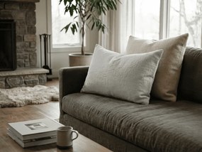 Husa de perna muselina PURELY 40x80 cm, gri deschis