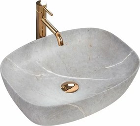 Lavoar stil piatra/gri pe blat Rea Freja Gray 50 cm