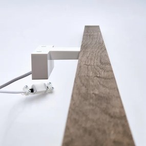 Aplică LED pentru oglindă Brilagi WOODY MIRROR LED/15W/230V IP44 stejar/alb