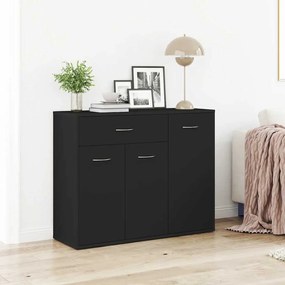 vidaXL Dulap, negru, 88 x 30 x 70 cm, lemn prelucrat
