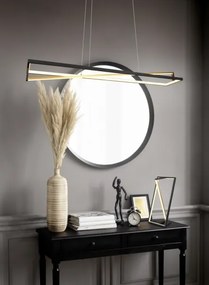 Trio - Lustră LED reglabilă suspendată pe cablu EDGE LED/35W/230V 2300/3000/4000K, negru