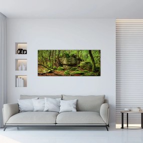 Tablou cu pădurea fermecată (120x50 cm), în 40 de alte dimensiuni noi