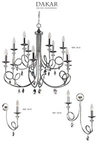 Jupiter 1600 - DK K1 CH - Aplica perete DAKAR E14/40W