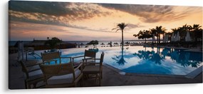 Tablou - Stațiune la mare (120x50 cm)