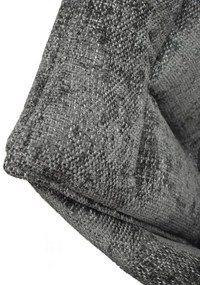 PAZZO DESIGN Set de 2 scaune Gastone gri cu tapițerie din material textil și picioare metalice | Aosom Romania