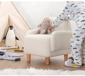 Fotoliu pentru copii LORY, alb