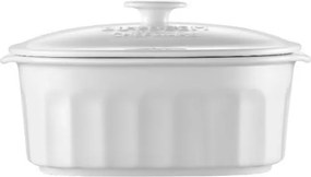 Recipient din porțelan pentru aparatul de gătit cu aburi BUYDEEM CT1005, 2 l, de la -8 °C la +230 °C, omologat de FDA pentru contactul cu alimentele, alb