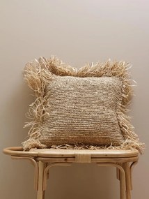Perna decorativa, din rafie, Raff 50x50cm