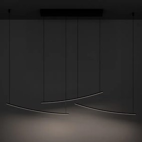 Eglo 902166 - VILLEGGI lustră LED dimabilă pe cablu LED/22W/230V 2700/4000/6500K negru