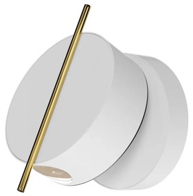 Aplica LED ambientala reglabila design modern minimalist Nuance alb/auriu