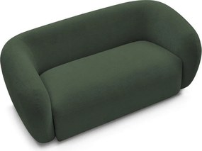 Canapea verde cu tapițerie din chenille 160 cm Celine – Bobochic Paris