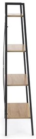 Raft Narvik REG2 Negru - L60 x l32 x H148 cm