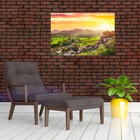 Tablou cu valea Hampi în India (90x60 cm)