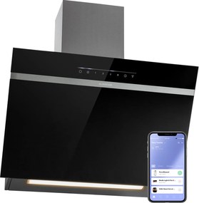 Klarstein Ava 60 Smart, hota, 60cm, montata pe perete, WiFi, A++, 585 m³/h, ecran tactil