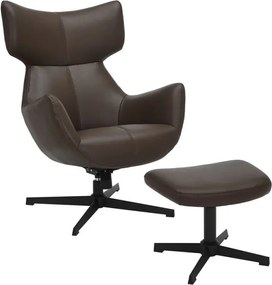 Fotoliu pivotant VOGUE piele sintetica maro