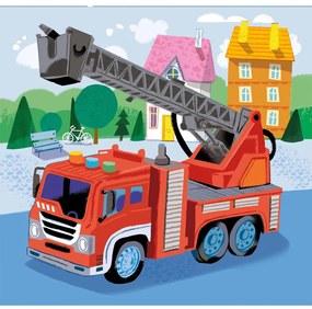 Vehicul Rescue Puzzle 3x48 de piese Clementoni