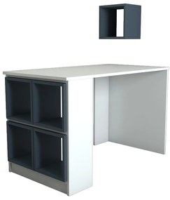 Masă PC Babar (Alb + albastru). 1088200