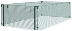 Outsunny Seră de grădină seră pentru roșii cu protecție din filet HDPE, dim. 125L x 248l x 62,5H cm | Aosom Romania