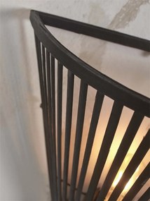 Aplica de perete eco din bambus Merapi tapered 30cm, bl