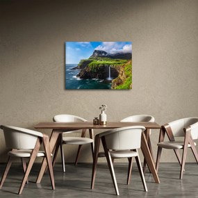 Tablou - Cascada Múlafossur (70x50 cm)
