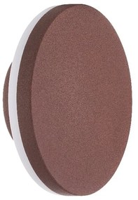 Aplica LED de perete iluminat exterior ambiental IP54 BORA corten