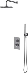 Sistem de dus incastrat cu baterie termostata Omnires Contour si para cu 1 functie